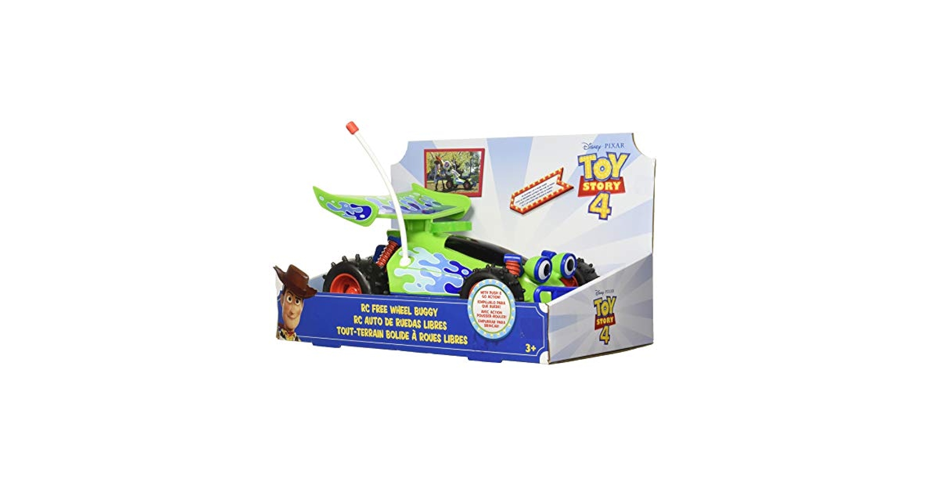 トイストーリー　フィギュア　RC Free Wheel Buggy Amazon.com: Toy Story Disney Pixar RC Free Wheel Buggy Car